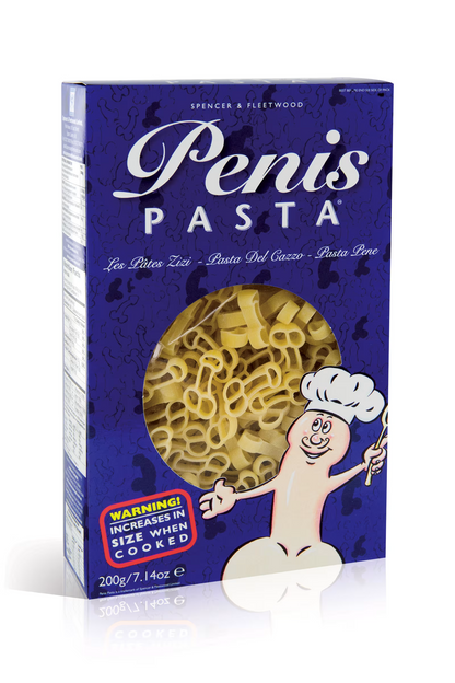 Pâtes en forme de pénis (Pasta pénis)