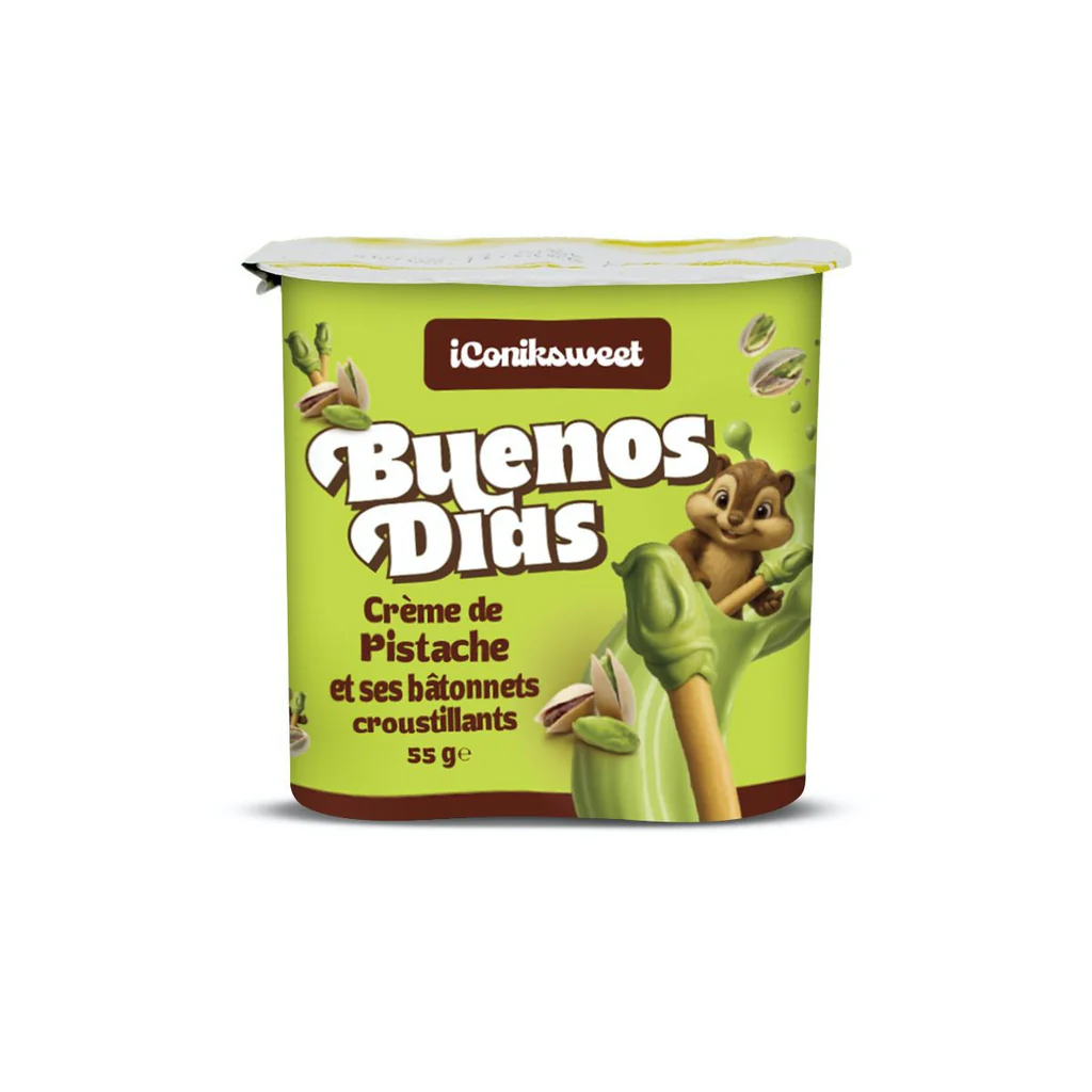 IConiksweet - Buenos Dias - Crème De Pistache Et Ses Bâtonnets Croustillants