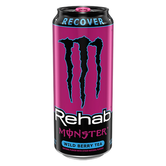 Monster Energy Rehab Wild Berry Tea (légèrement endommagée transport)