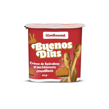 IConiksweet - Buenos Dias - Crème de Spéculoos Et Ses Bâtonnets Croustillants