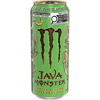 Monster energy Java irish crème irlandaise Lot de 4