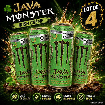Monster energy Java irish crème irlandaise Lot de 4