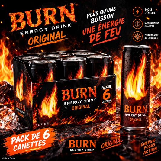 Burn original lot de 6