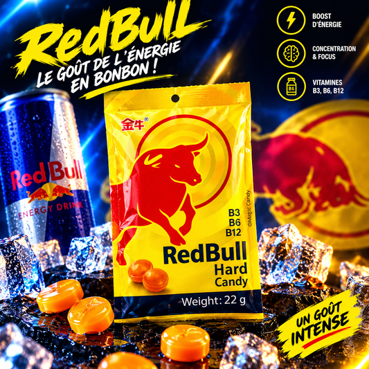 Bonbons Red Bull Hard Candy