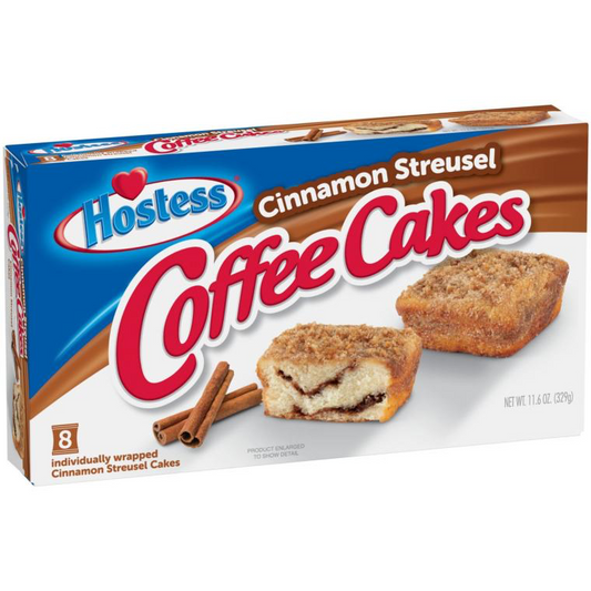 Hostess Coffee Cakes à la Cannelle Streusel (boîte de 8)