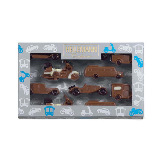 Coffret Voitures vintage chocolat au lait 100g