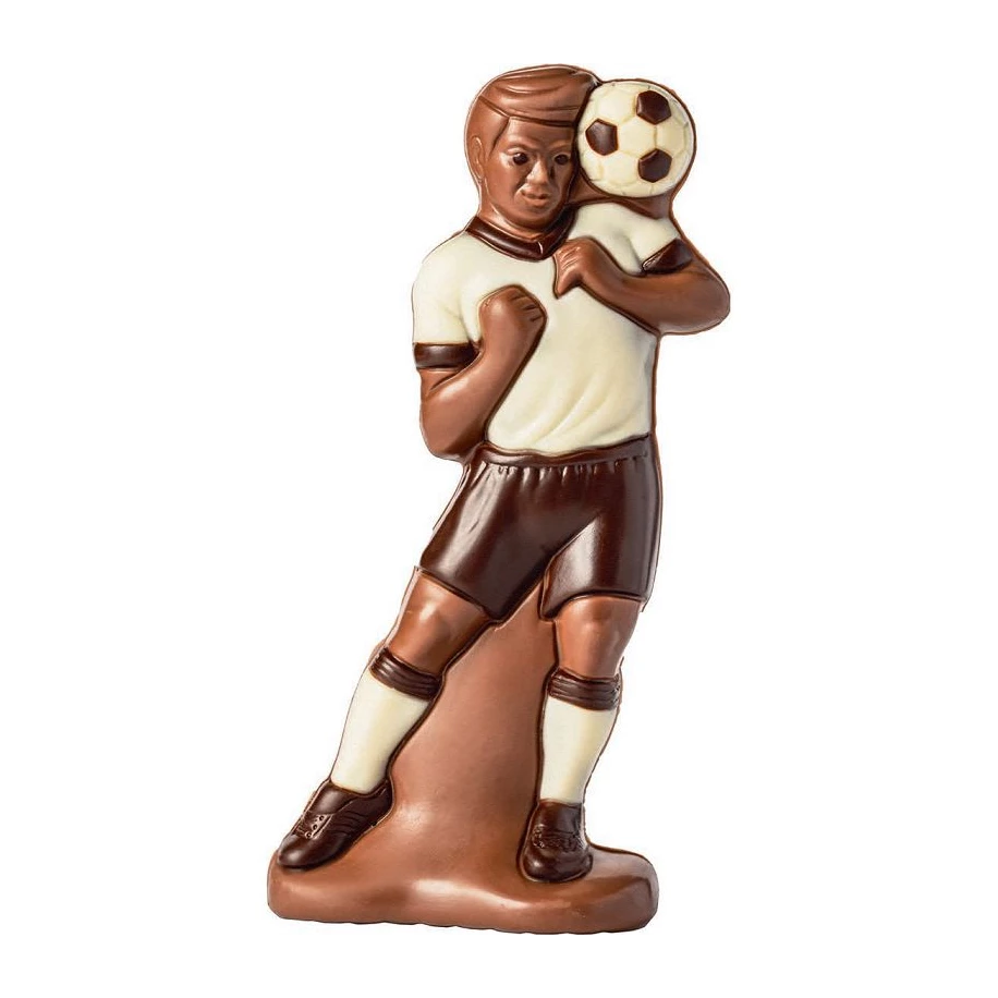 Footballeur en chocolat moulage 100g 8/03/24