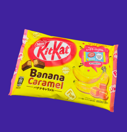 Kit Kat banana caramel (produit rare)