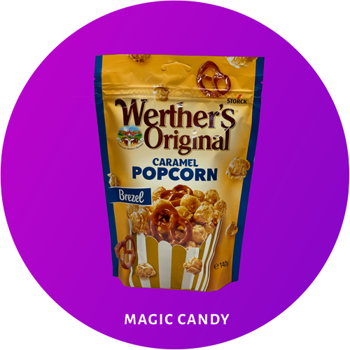 Popcorn Brezel Werther’s Original Caramel
