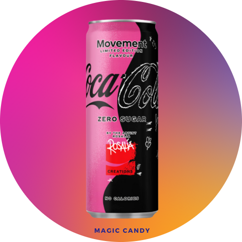 Coca Cola Zero Sugar Movement (Edition spéciale ROSALIA) ANTI GASPI (31/07/23)