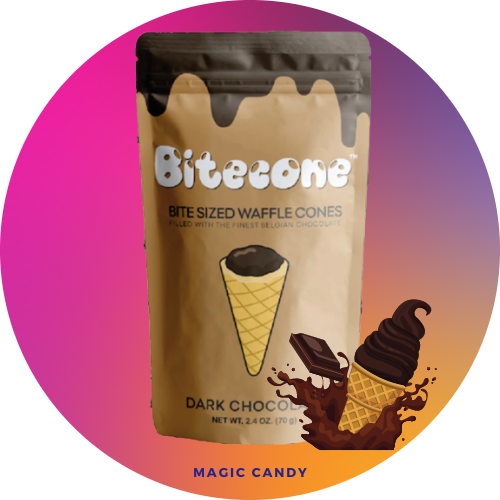 Bitecone fin de cône de glace chocolat noir