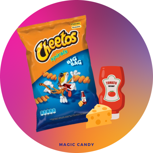 Cheetos Spirals Cheese and Ketchup (80g)