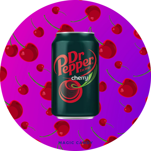Soda Dr Pepper cerise