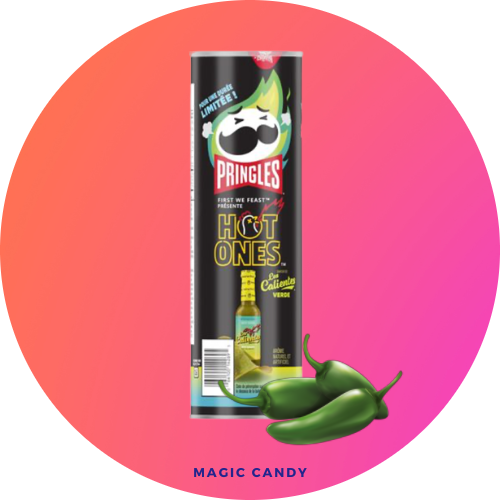 Pringles Hot Ones Los Calientes Verde (édition limitée) ANTI GASPI (BB AOÛT)