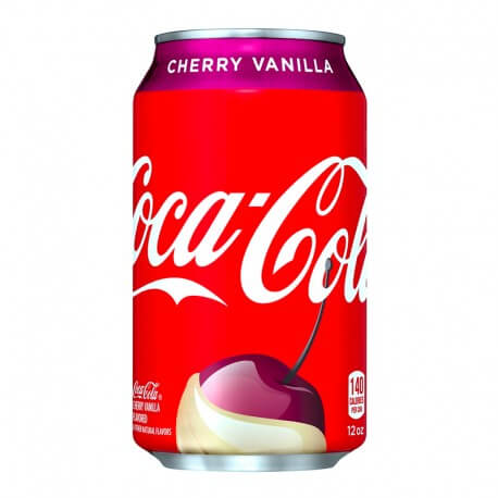 Coca Colas cerise vanille