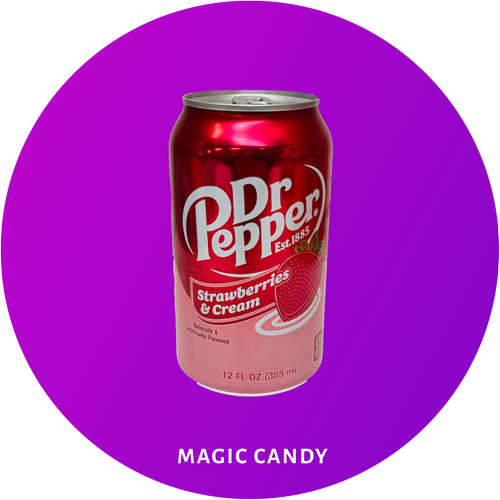 Soda Dr Pepper fraise et crème