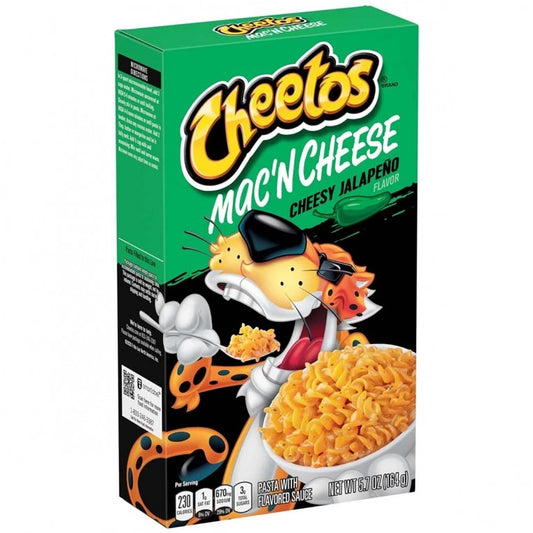 Mac and Cheese Cheetos Cheesy Jalapeno (boîte endommagée dans le transport