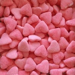 Coeurs roses sucrés 100g